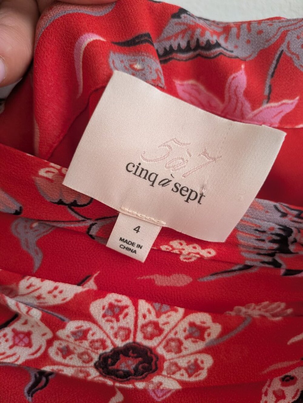 Cinq A Sept GORGEOUS flowy rouched skirt size 4 - Picture 4 of 7